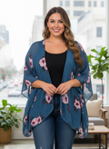 NWT LANE BRYANT FLORAL COVER (org$50)