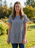 NWT GINGHAM BLOUSE (org$32)