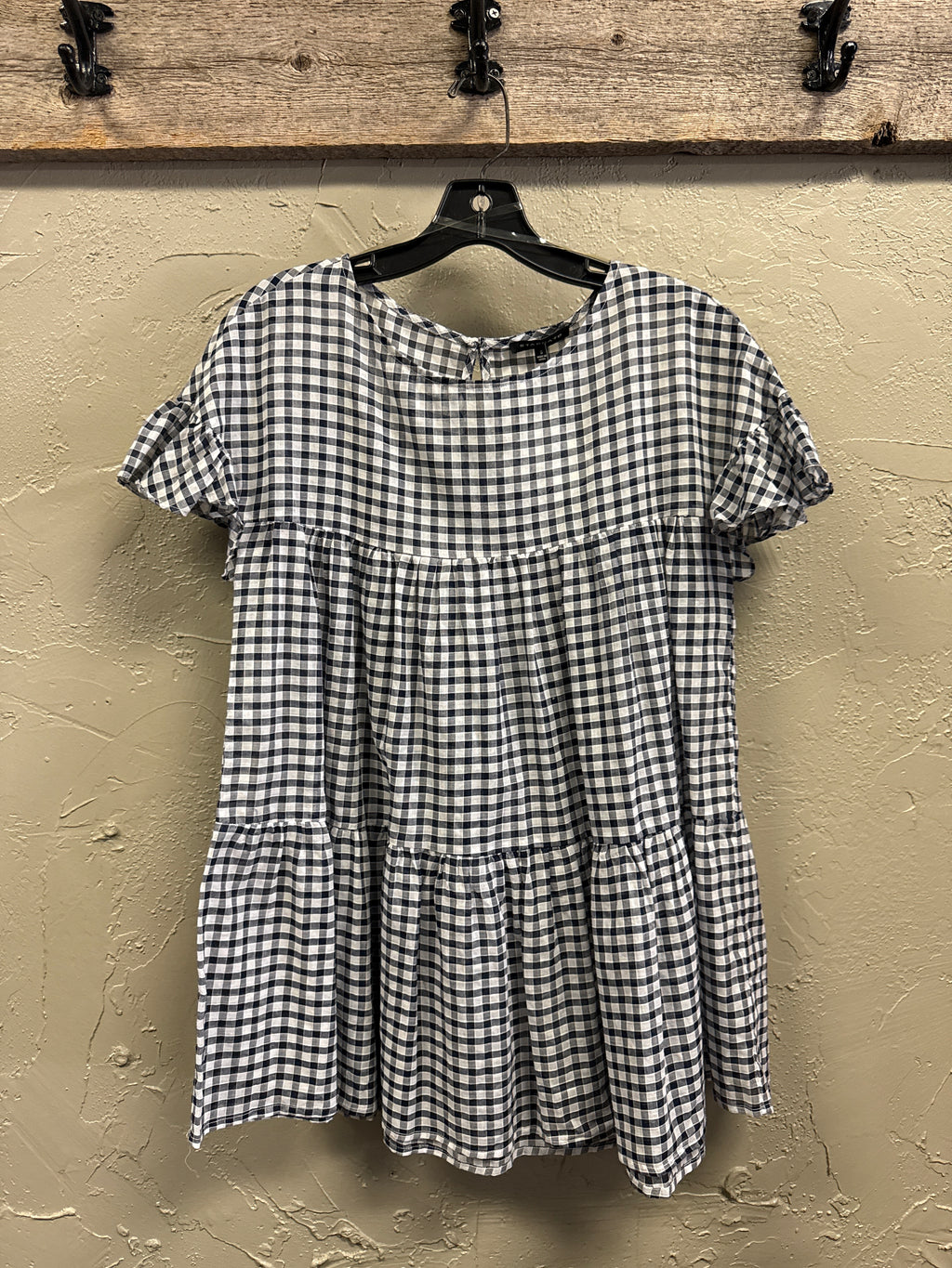 NWT GINGHAM BLOUSE (org$32)