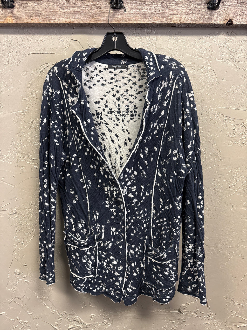 NIC+ZOE COTTON STRETCH BLAZER (org$188)