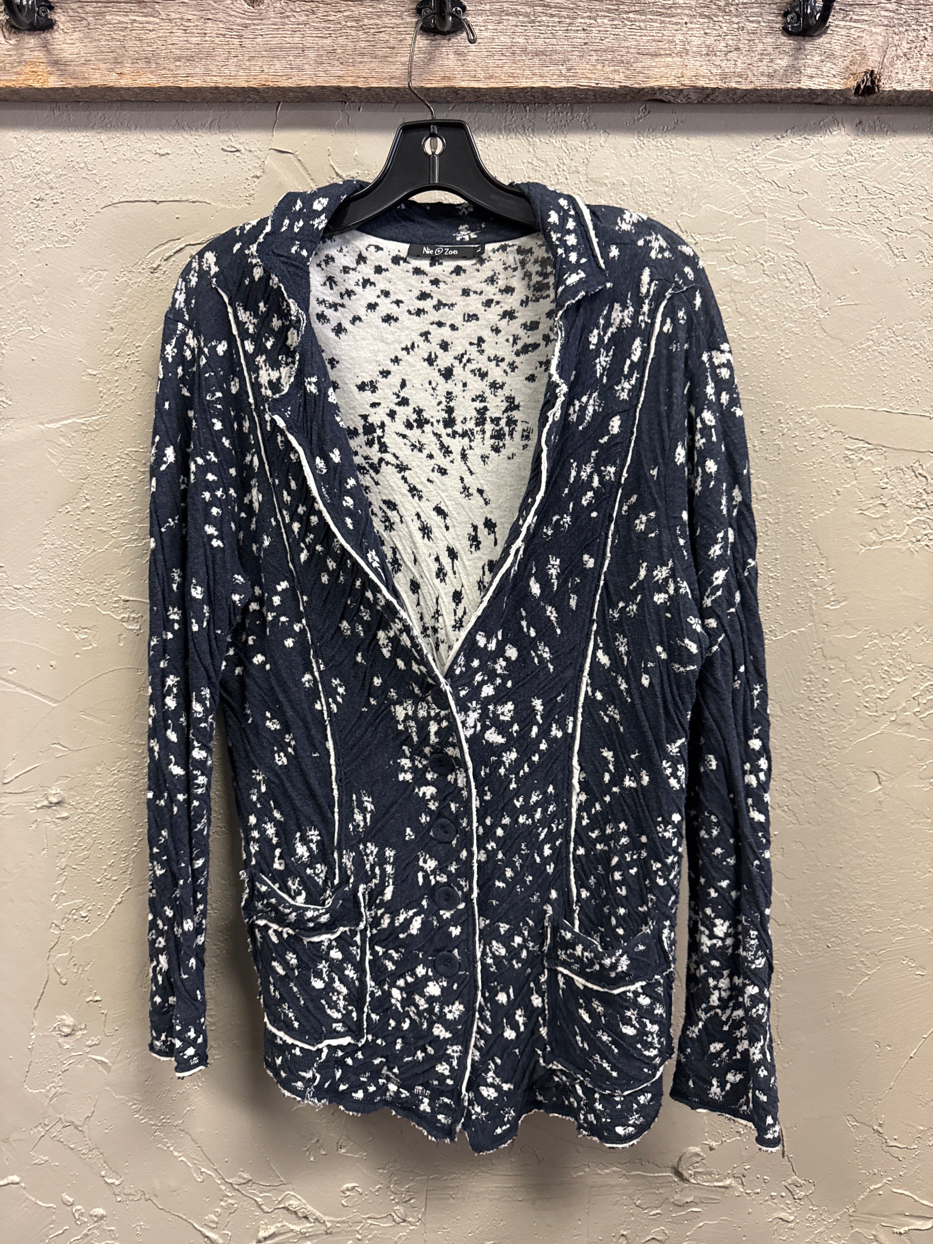 NIC+ZOE COTTON STRETCH BLAZER (org$188)