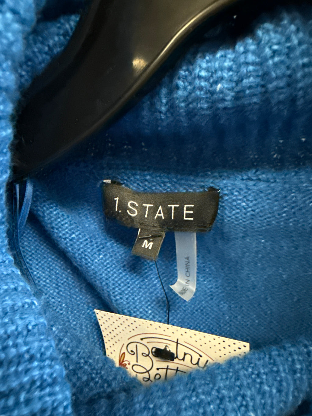 1 State Cold Shoulder Sweater