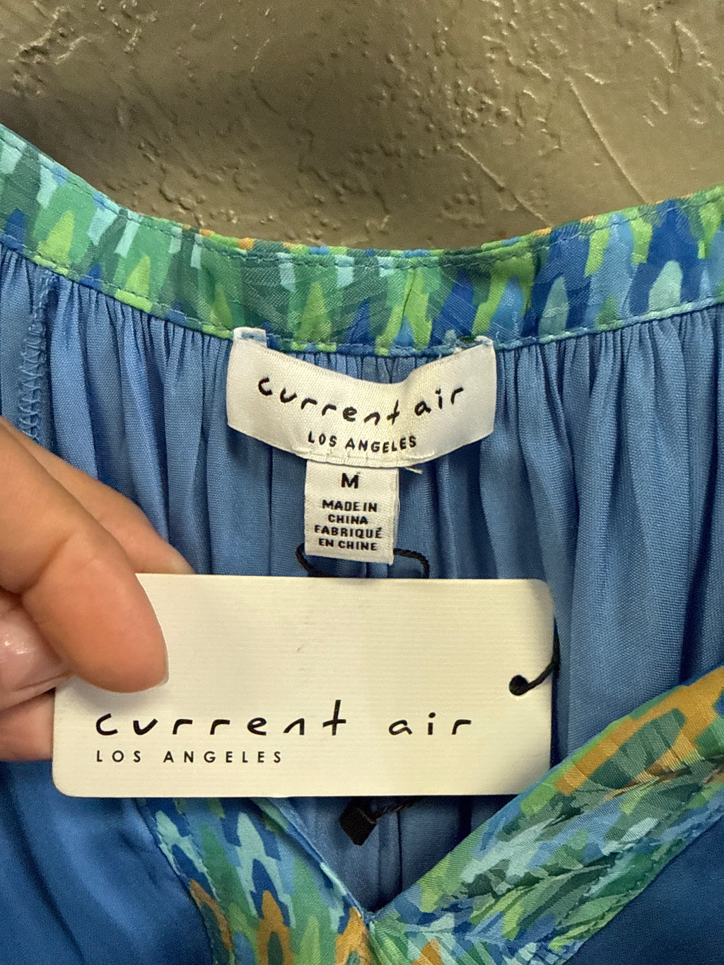 NWT CURRENT AIR SPLIT NECK TOP (org$95)