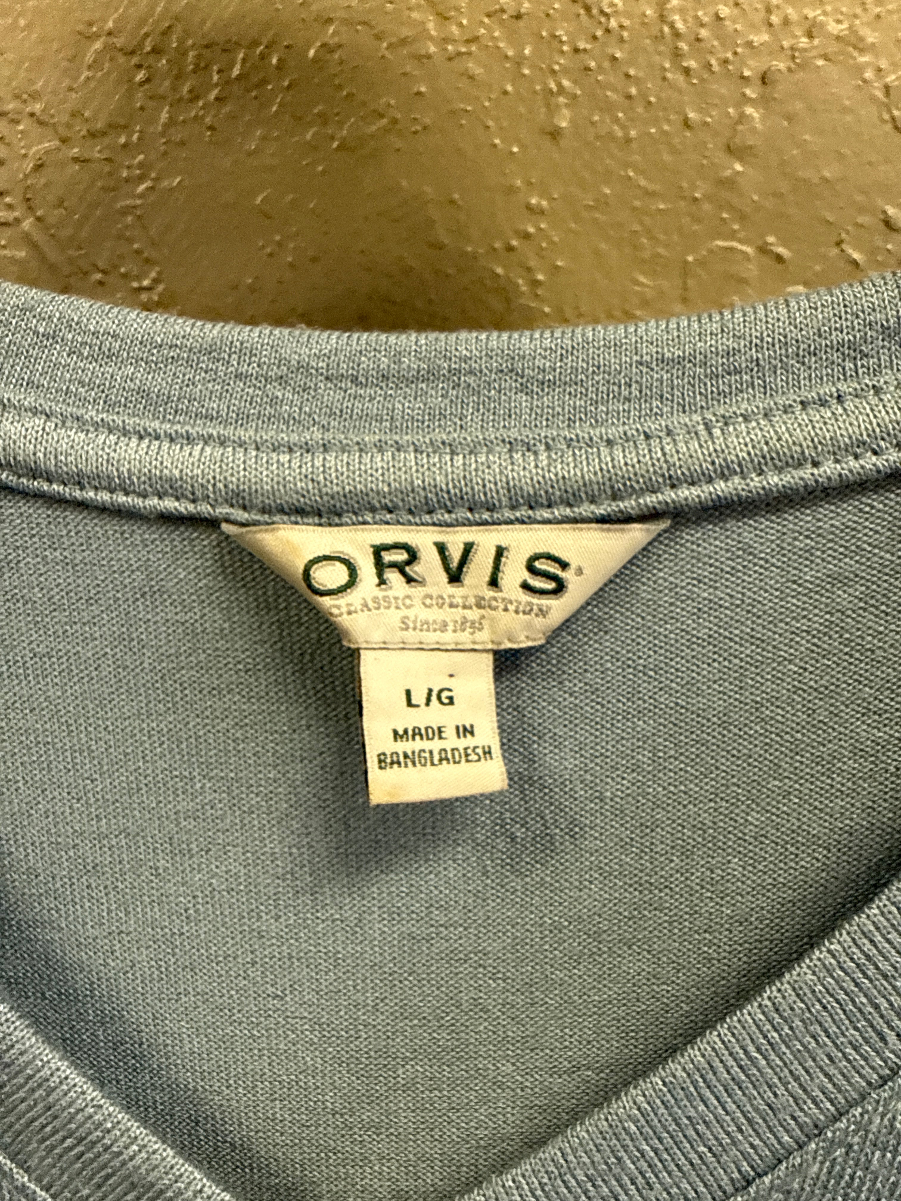 ORVIS V-NECK KNIT TOP