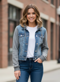 AE HOODED DENIM JACKET