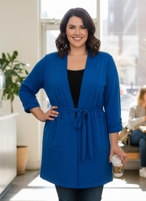 NWT NYCC OPEN-FRONT BLAZER (org$90)