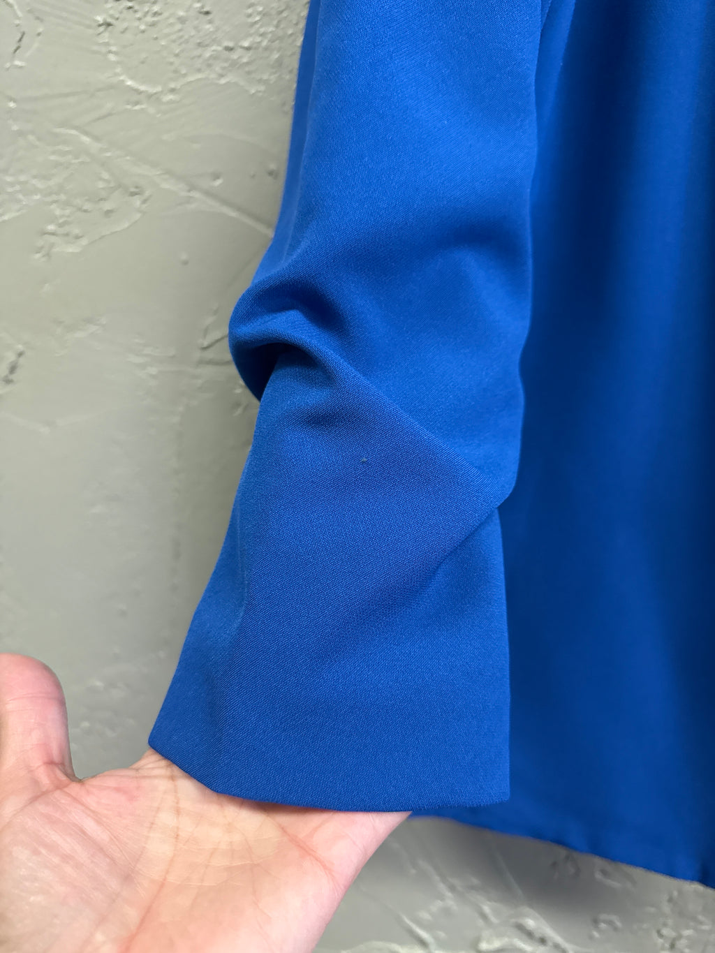 NWT EE:SOME RUCHED SLEEVE BLAZER