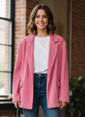POL WASHED CORDUROY BLAZER