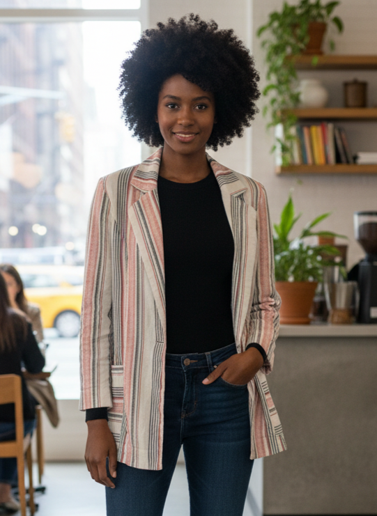 LIVERPOOL LINEN BLEND BLAZER (org$119)