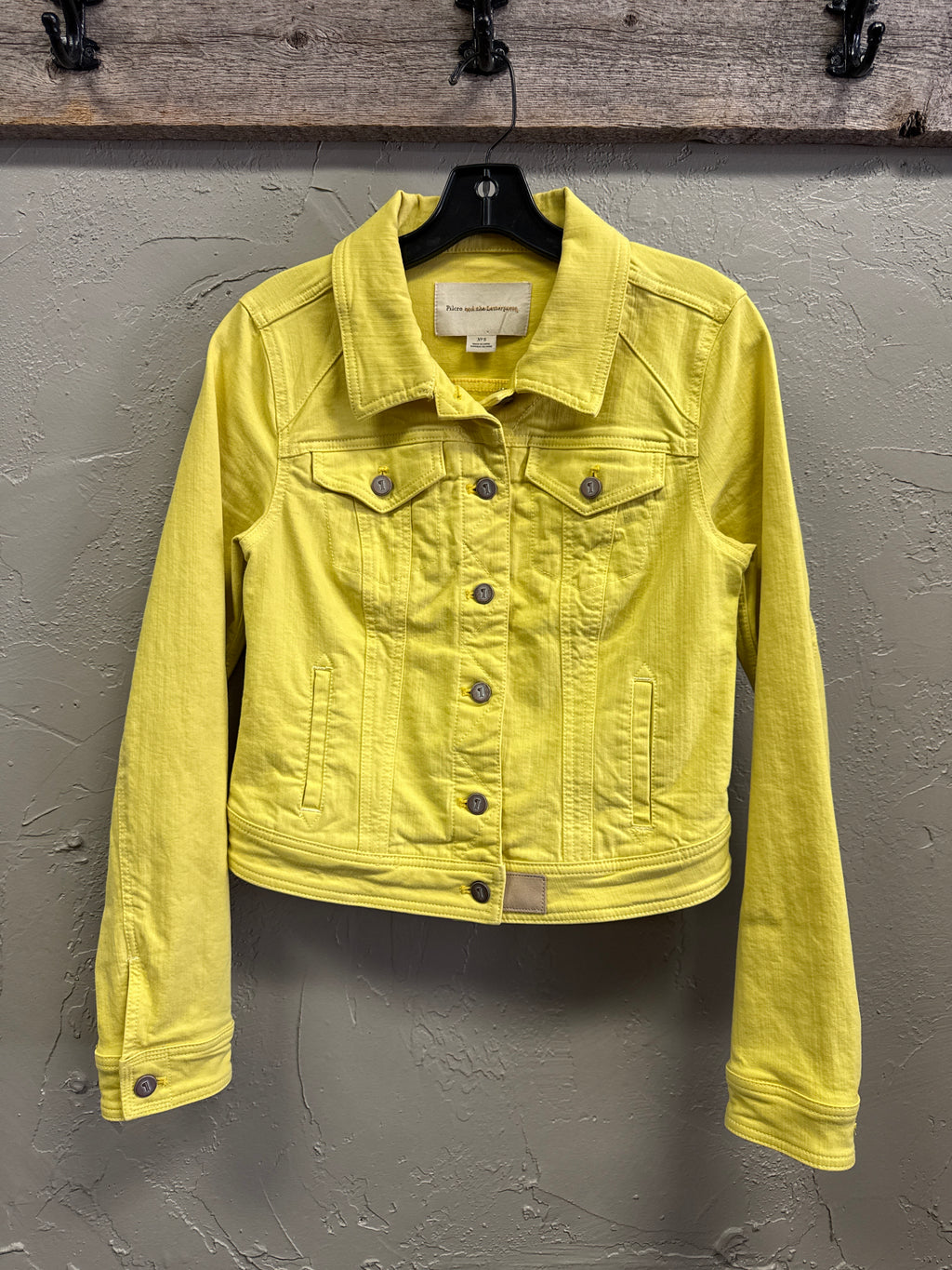 PILCRO YELLOW TRUCKER JACKET (org$138)