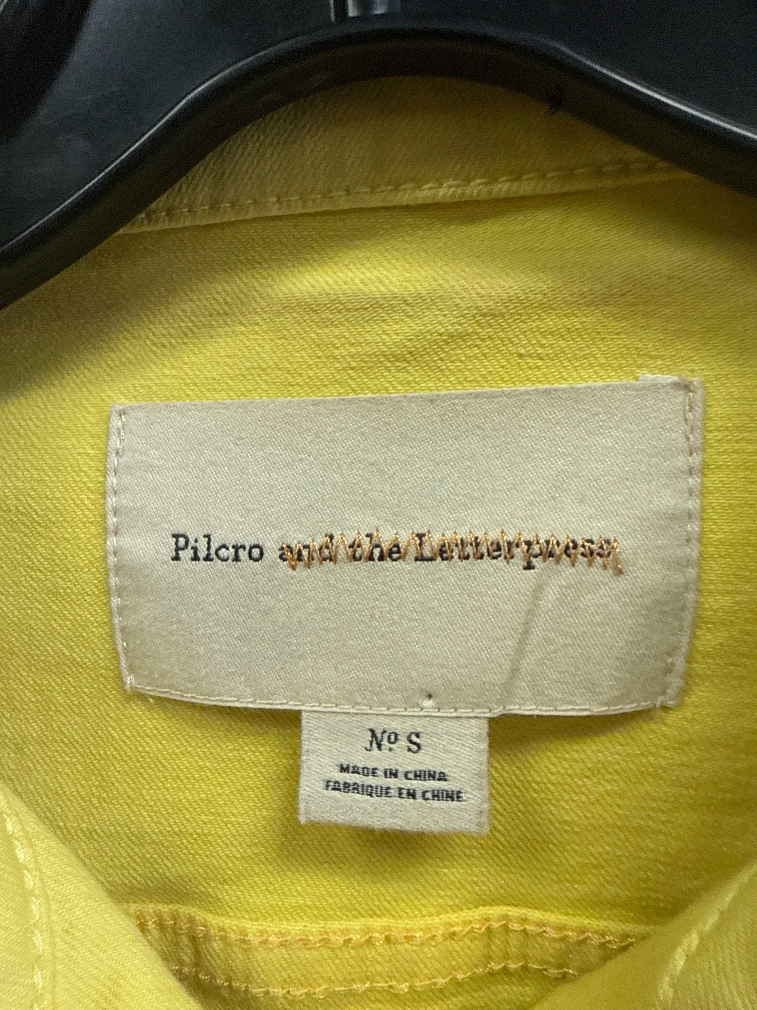 PILCRO YELLOW TRUCKER JACKET (org$138)