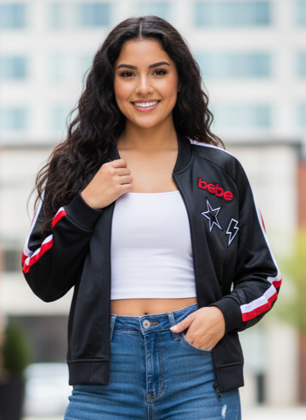 NWT BEBE TRACK JACKET (org$80)