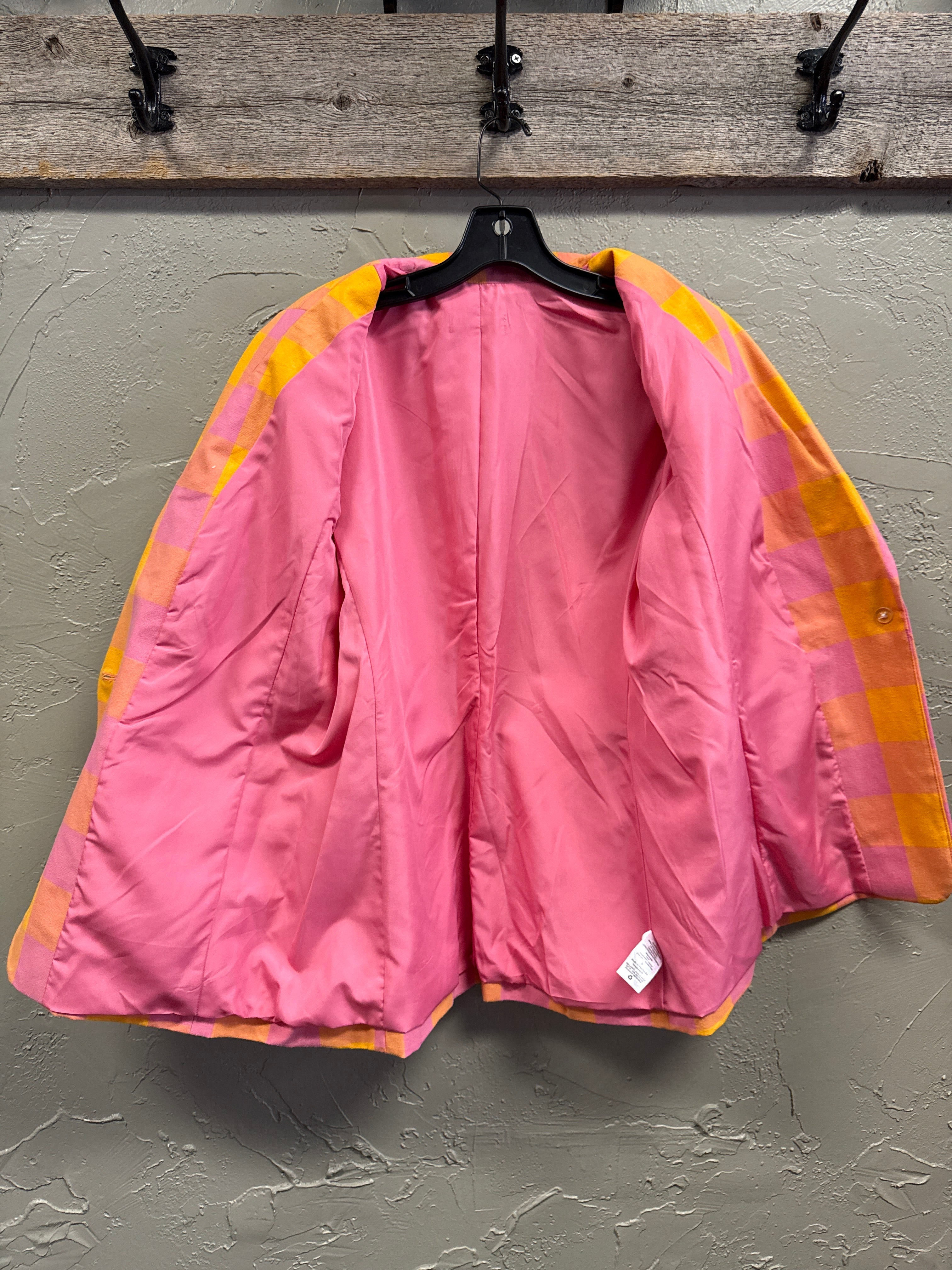 NWOT CHECK BLAZER