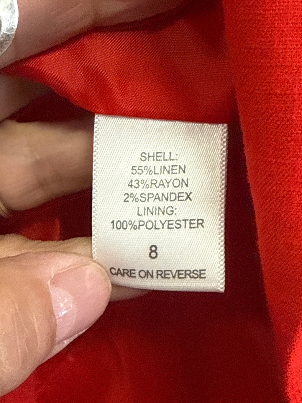 NY&Co LINEN BLEND BLAZER (org$90)