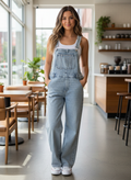 Light Wash Denim Overalls