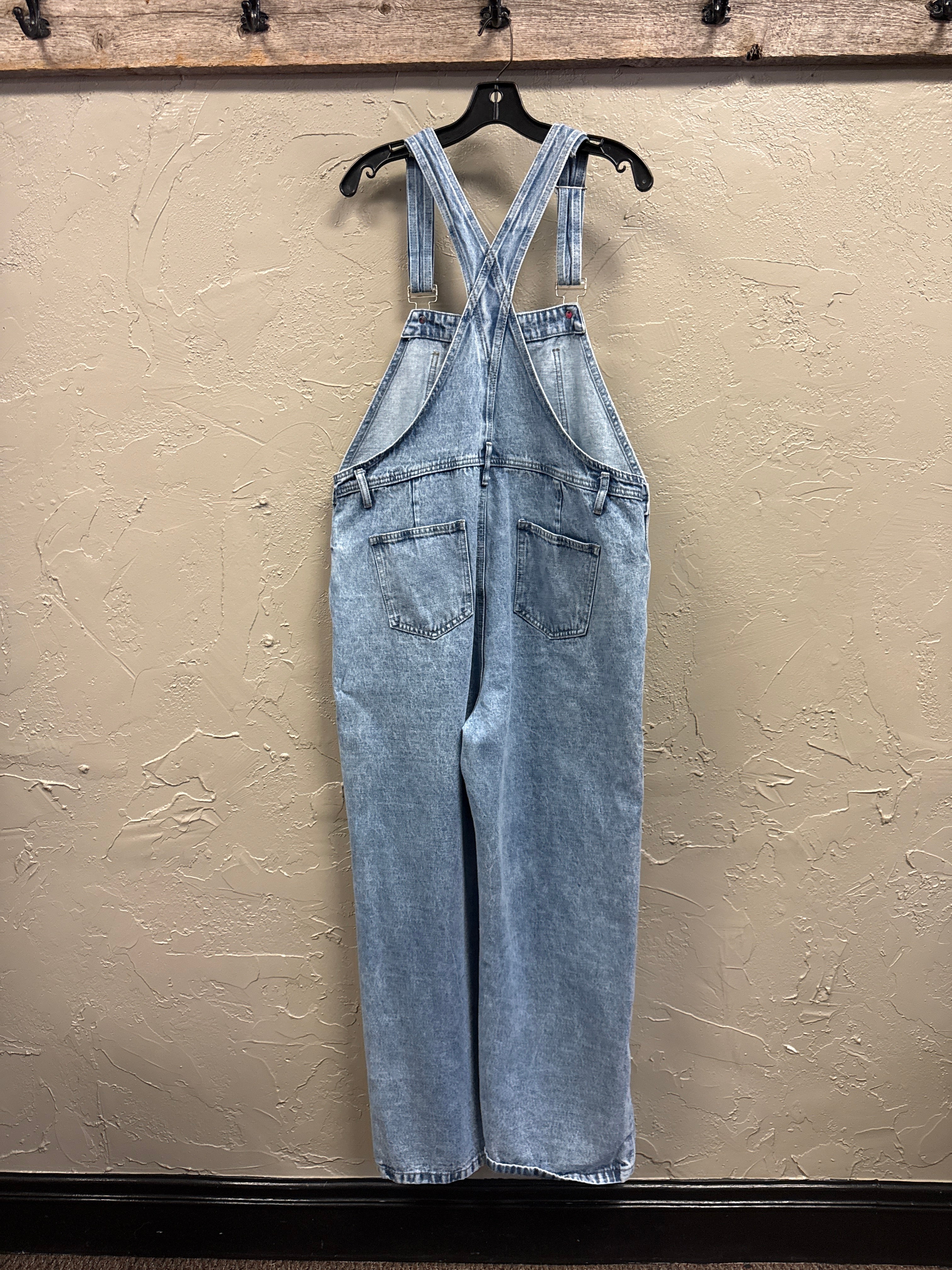 Light Wash Denim Overalls
