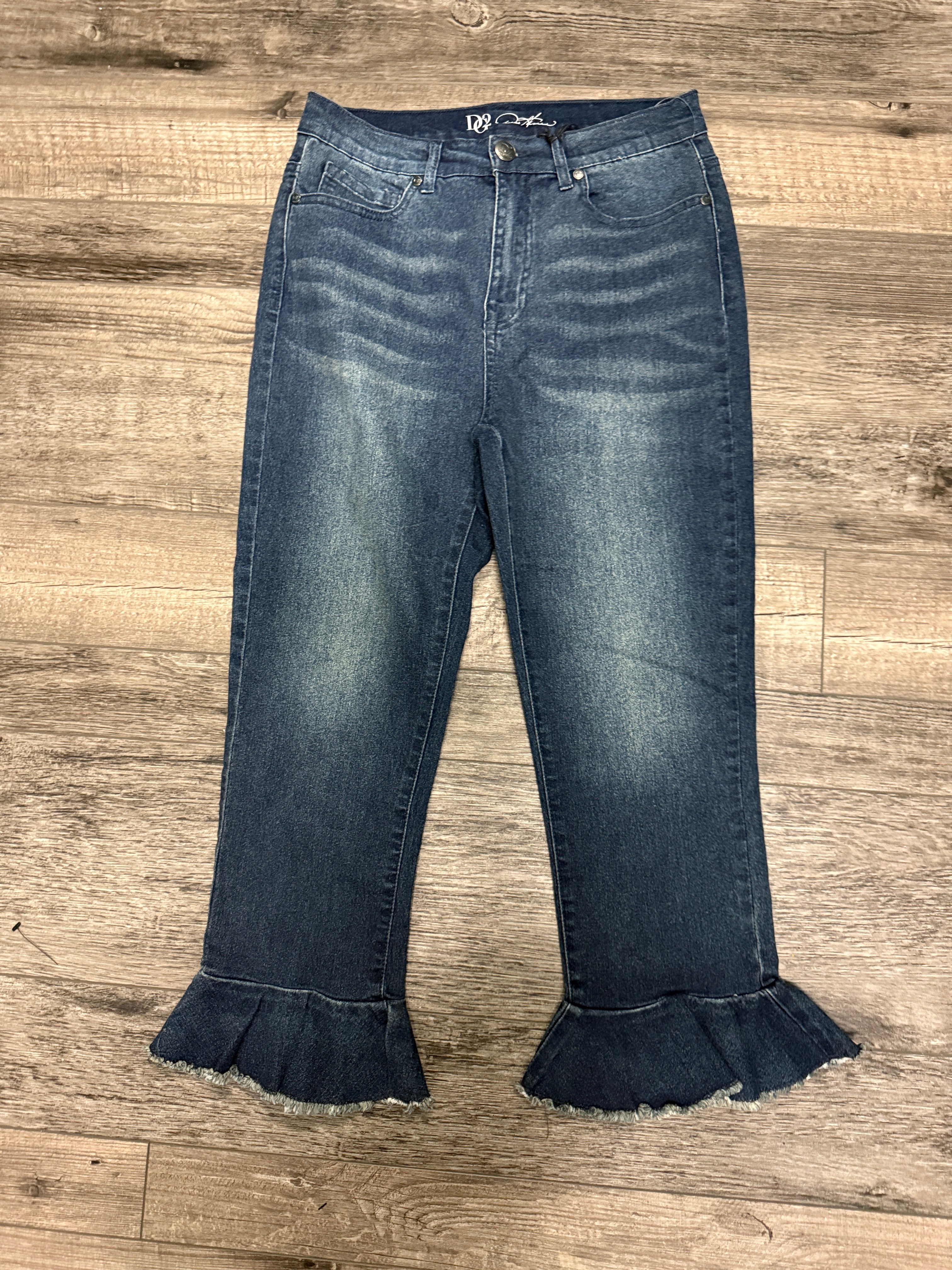 NWT DG2 Ruffle Hem Crop Jean (org$70)