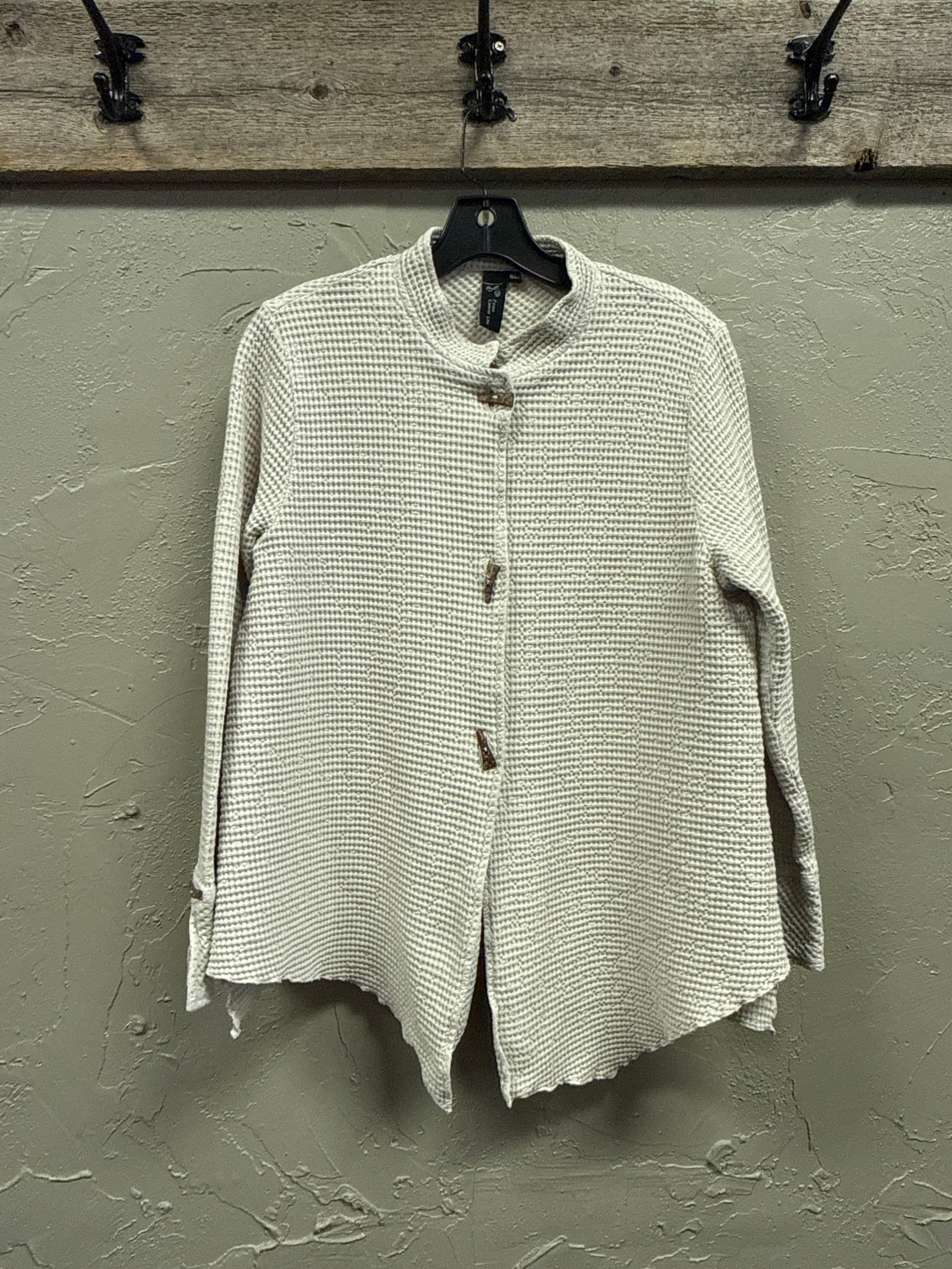 FCL Waffle Knit Lagenlook Cardigan (org$98)