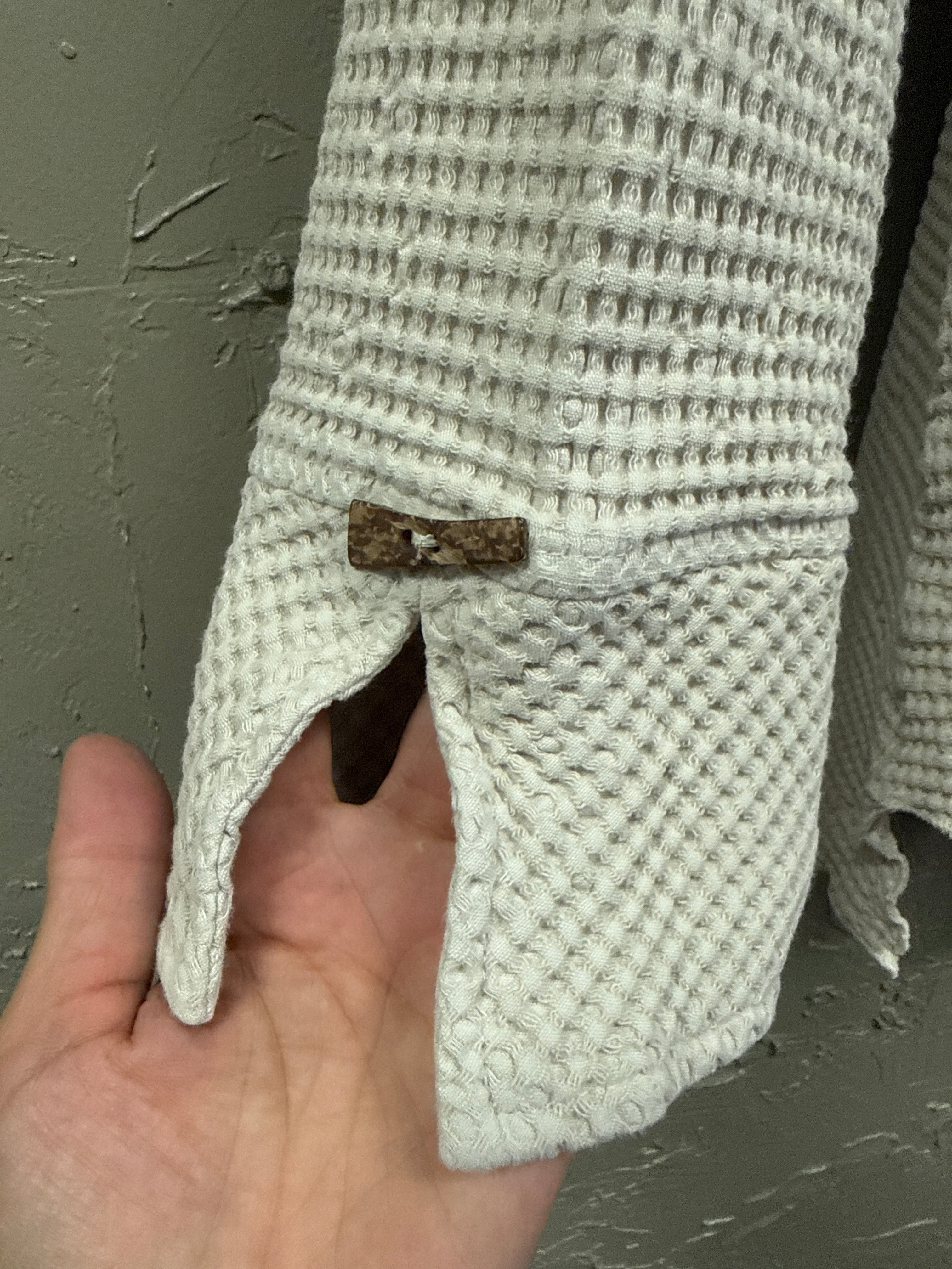 FCL Waffle Knit Lagenlook Cardigan (org$98)