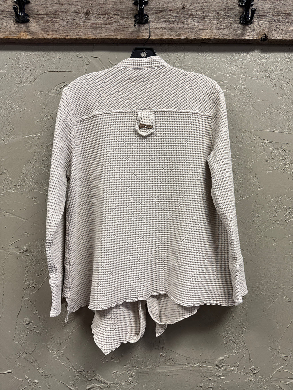 FCL Waffle Knit Lagenlook Cardigan (org$98)
