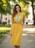 Sundry Rugby Midi Dress (org$188)