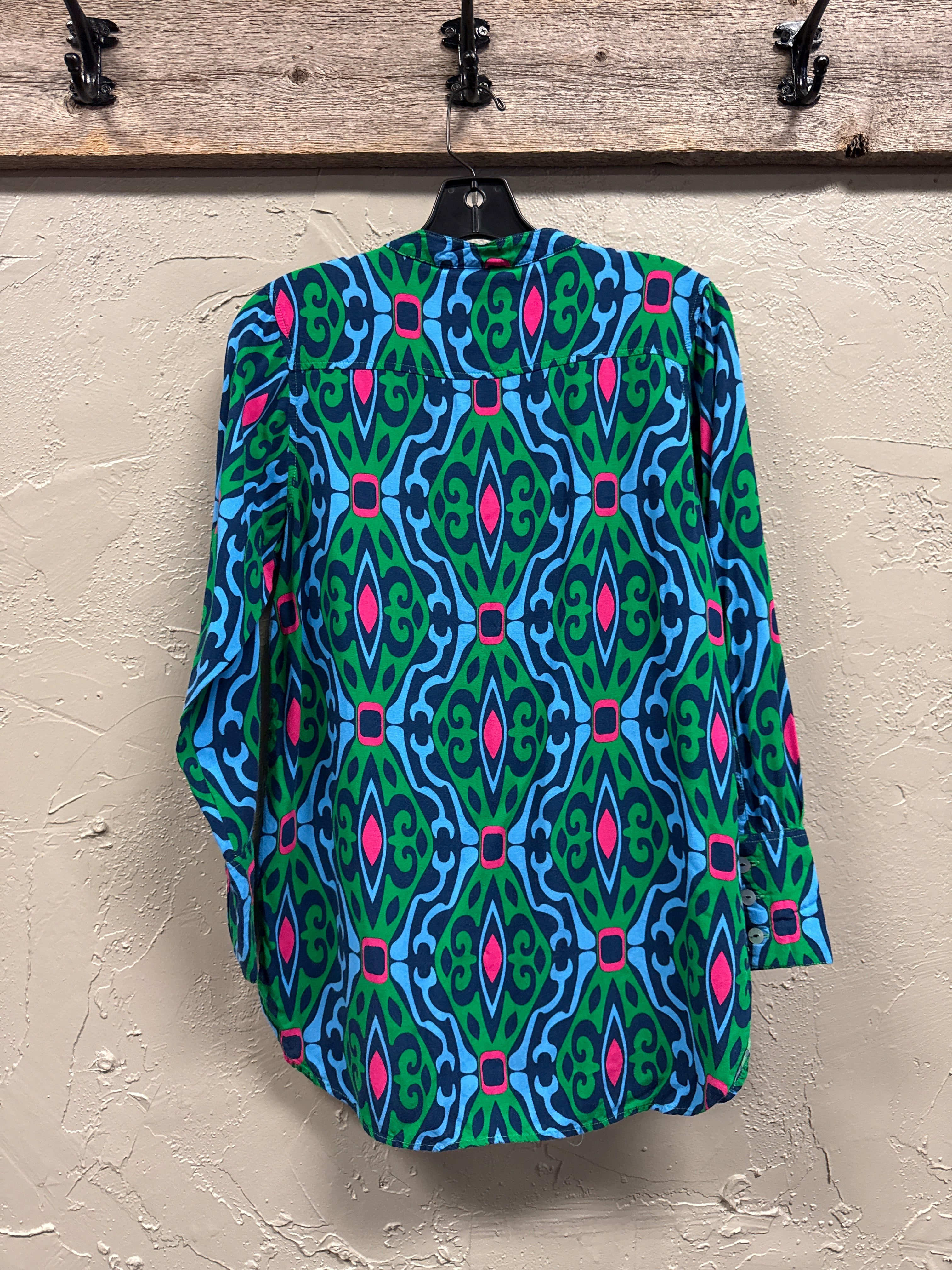 Escapada Geometric Medallion Tunic (org$89)