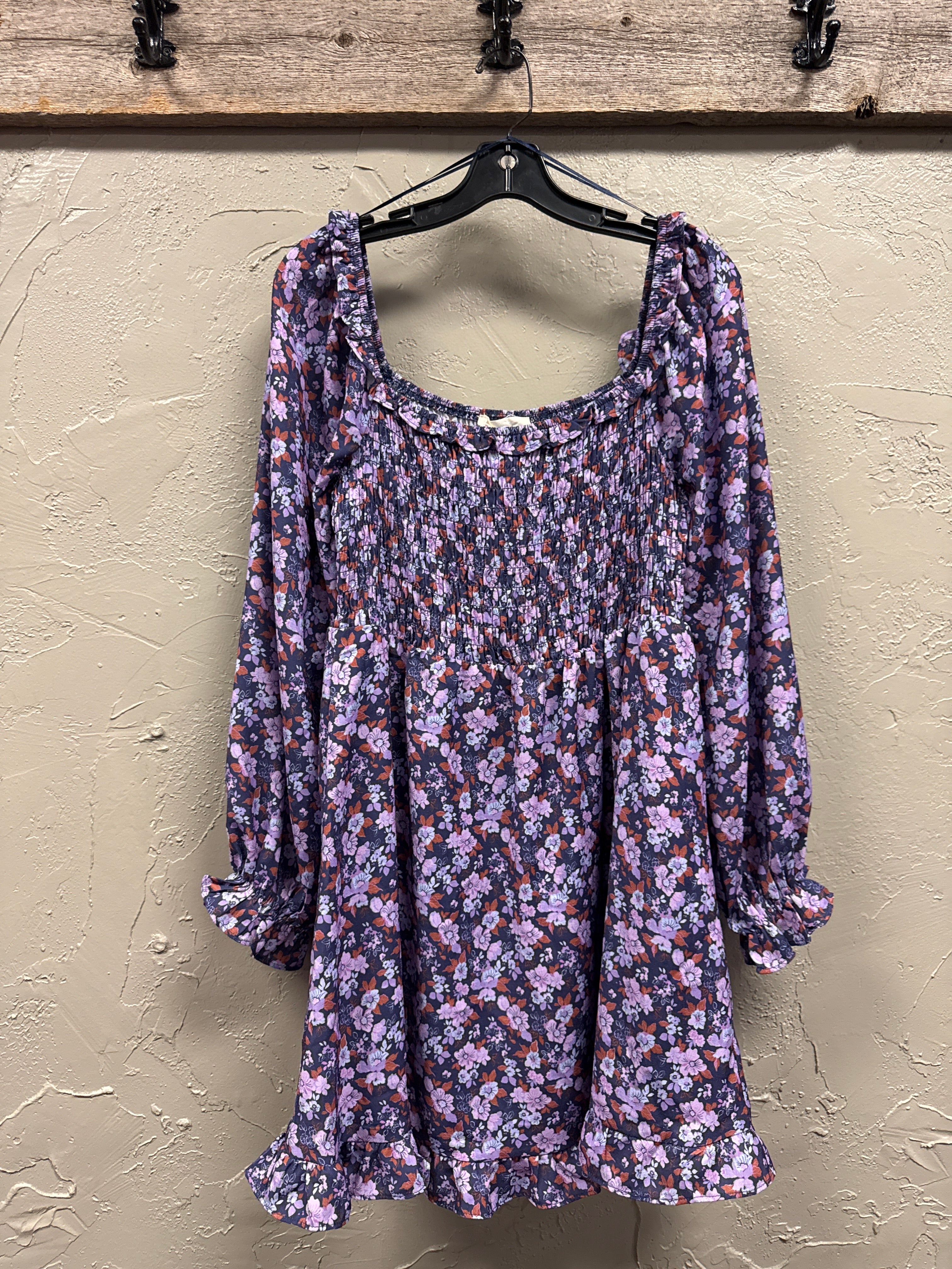 Dress Up Smocked Mini Dress