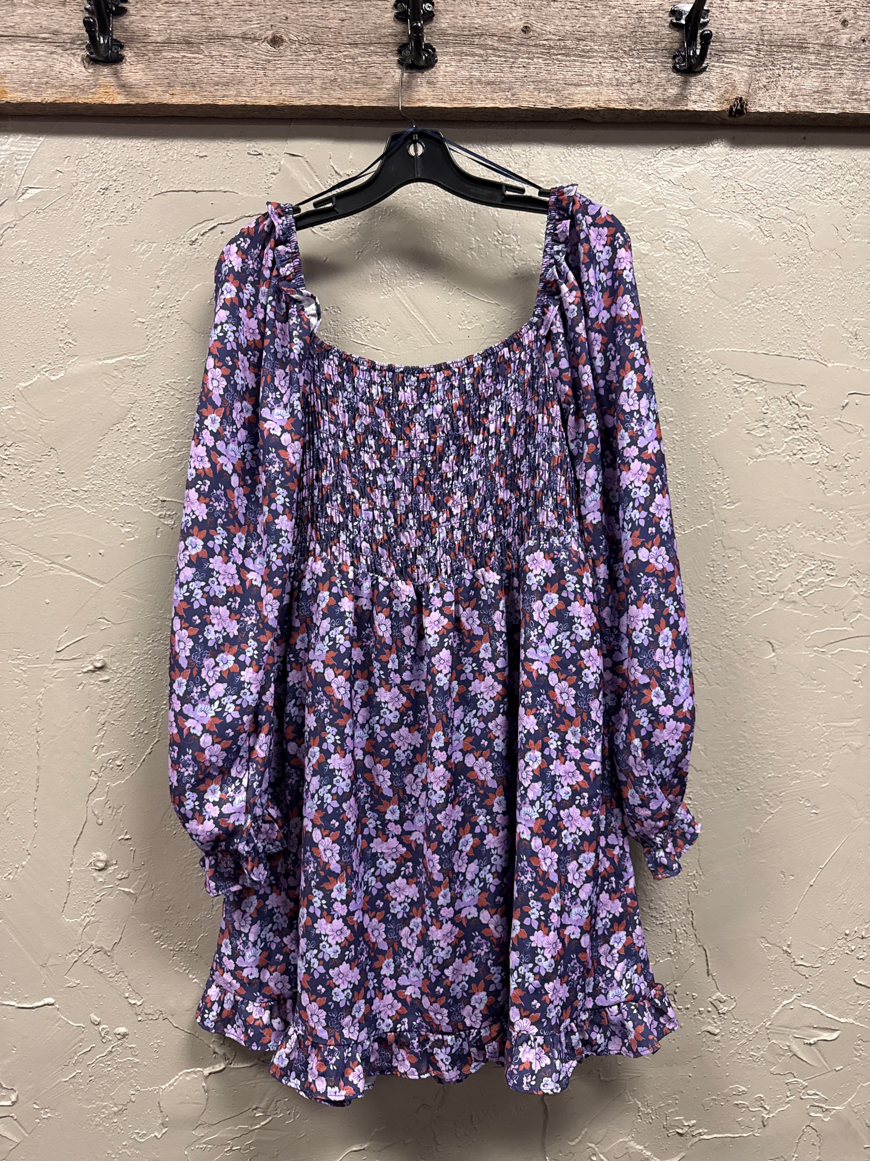 Dress Up Smocked Mini Dress