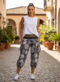 Boho Mandala Smocked Mambo Pants