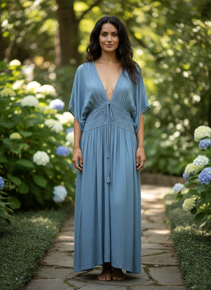 NWOT Indigo Thread Maxi Dusters (org$90)