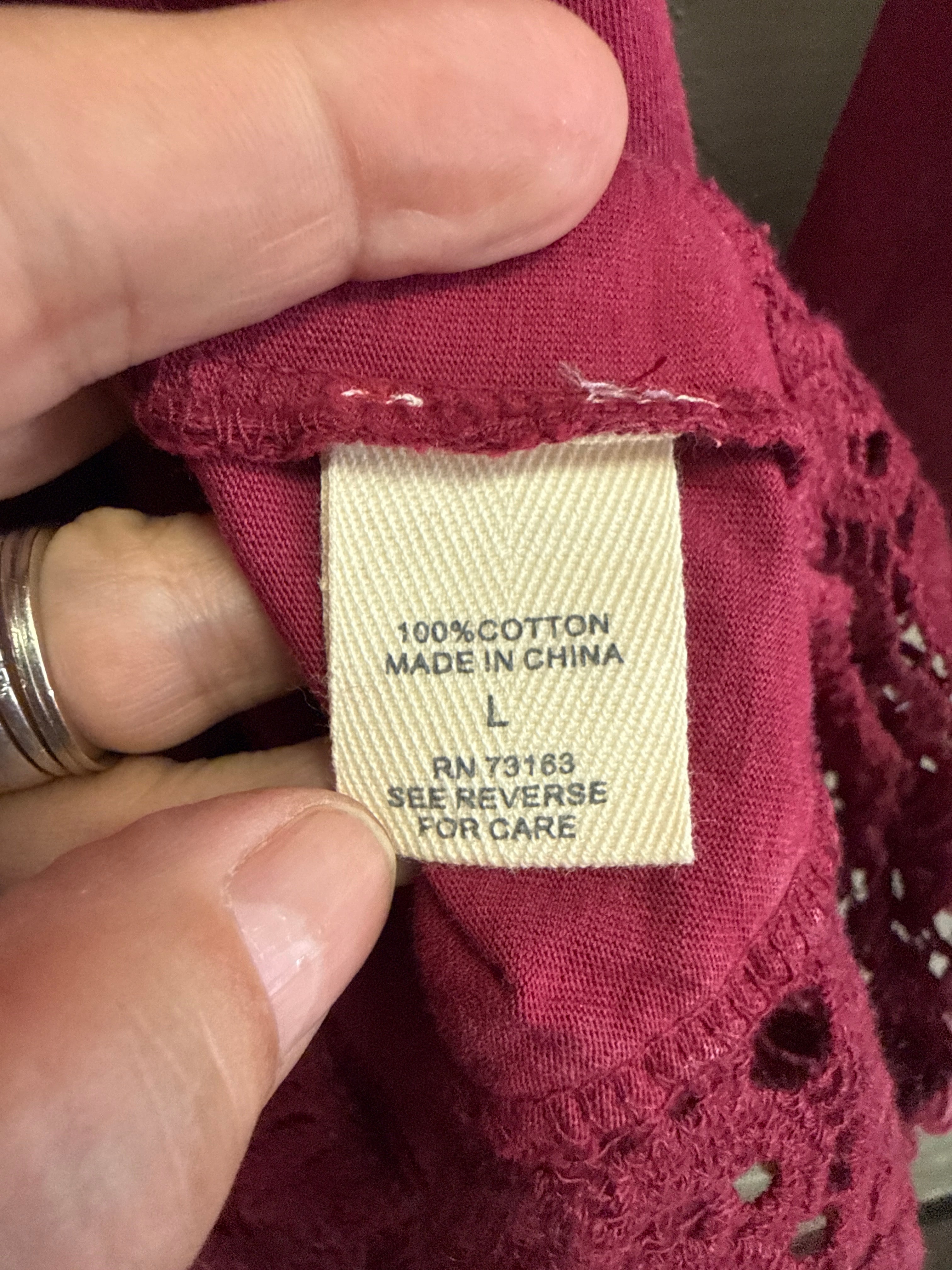 NWOT Indigo Thread Boho Tunic (org$75)