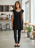 Eileen Fisher Silk Pintuck Dress (org$328)
