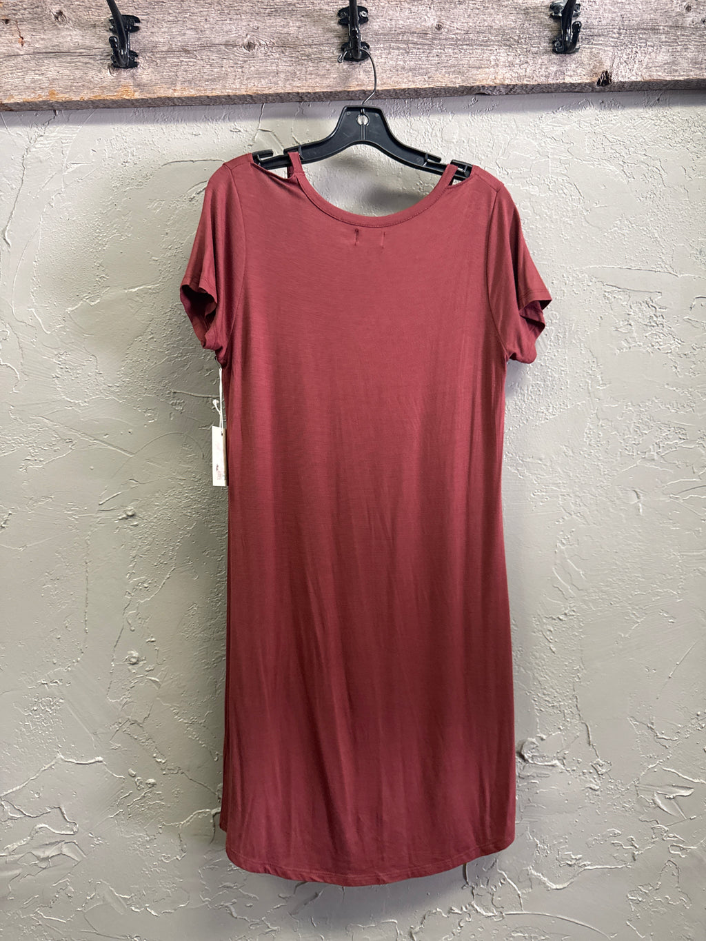 NWT Glitz V-Neck T-Shirt Dress (org$44)