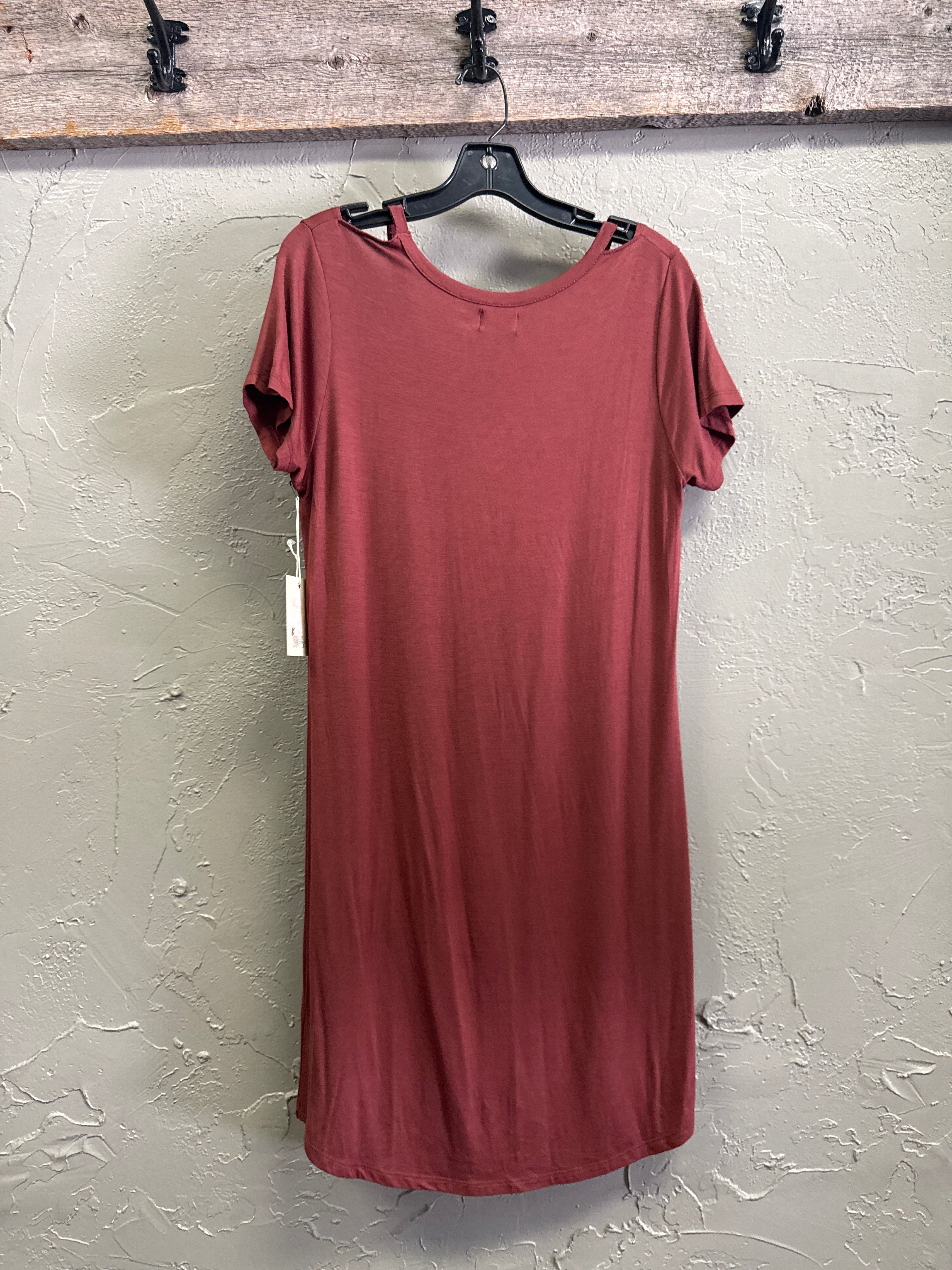 NWT Glitz V-Neck T-Shirt Dress (org$44)