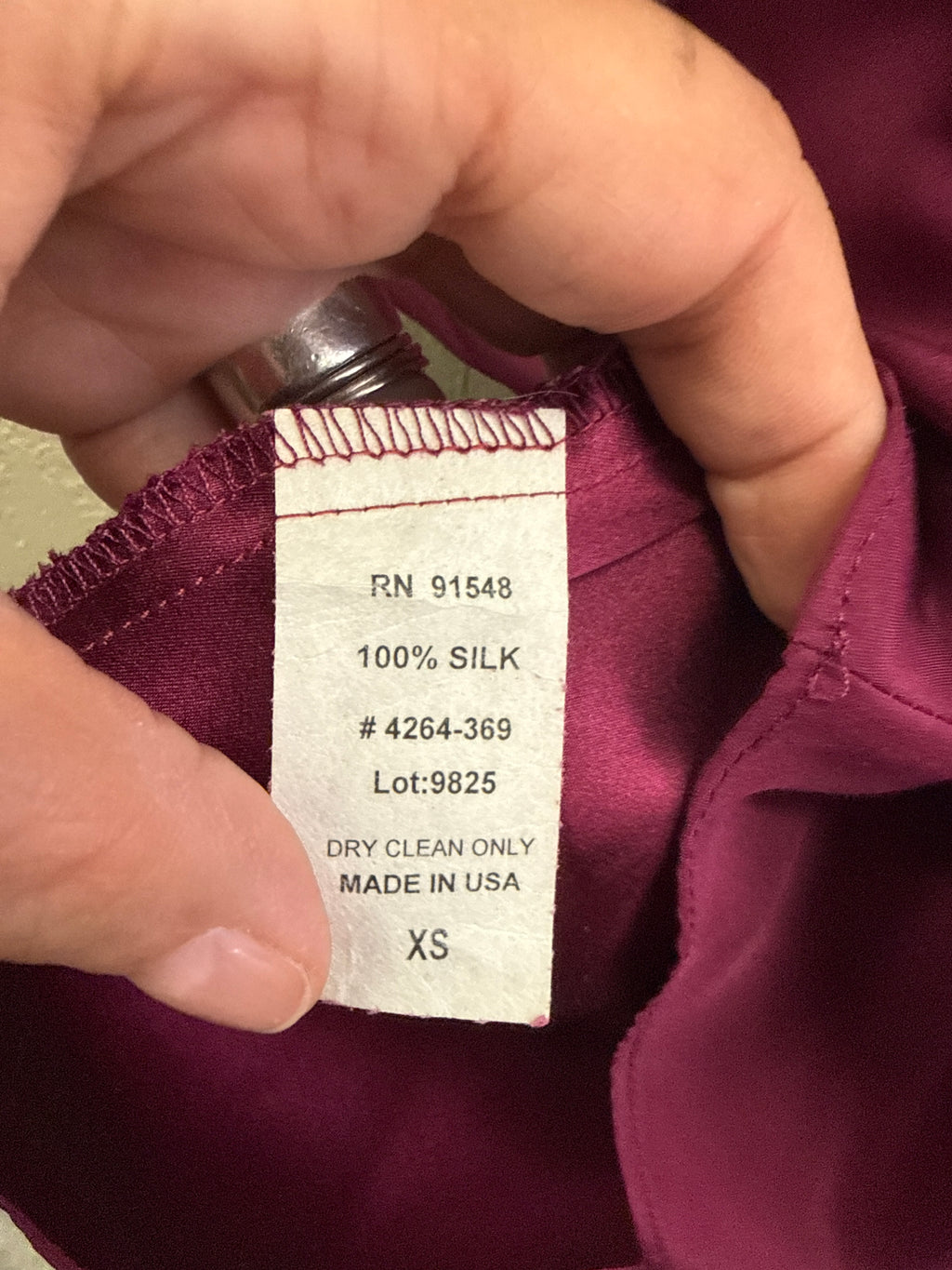 Waverly Grey Silk Cami (org$148)