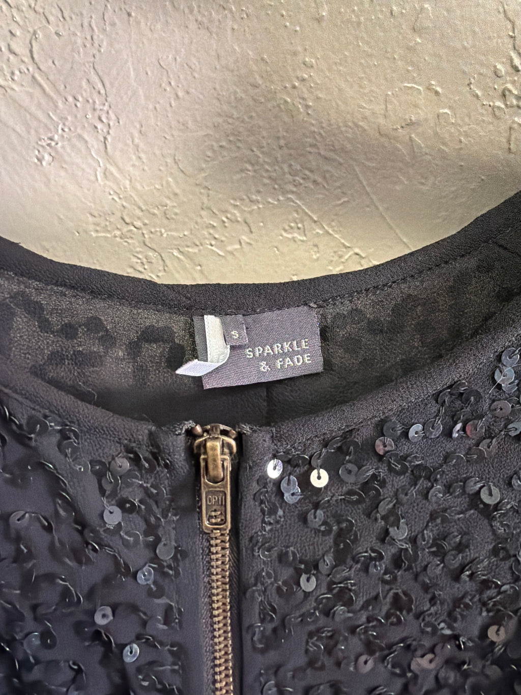 Sparkle & Fade Zip-Front Jacket