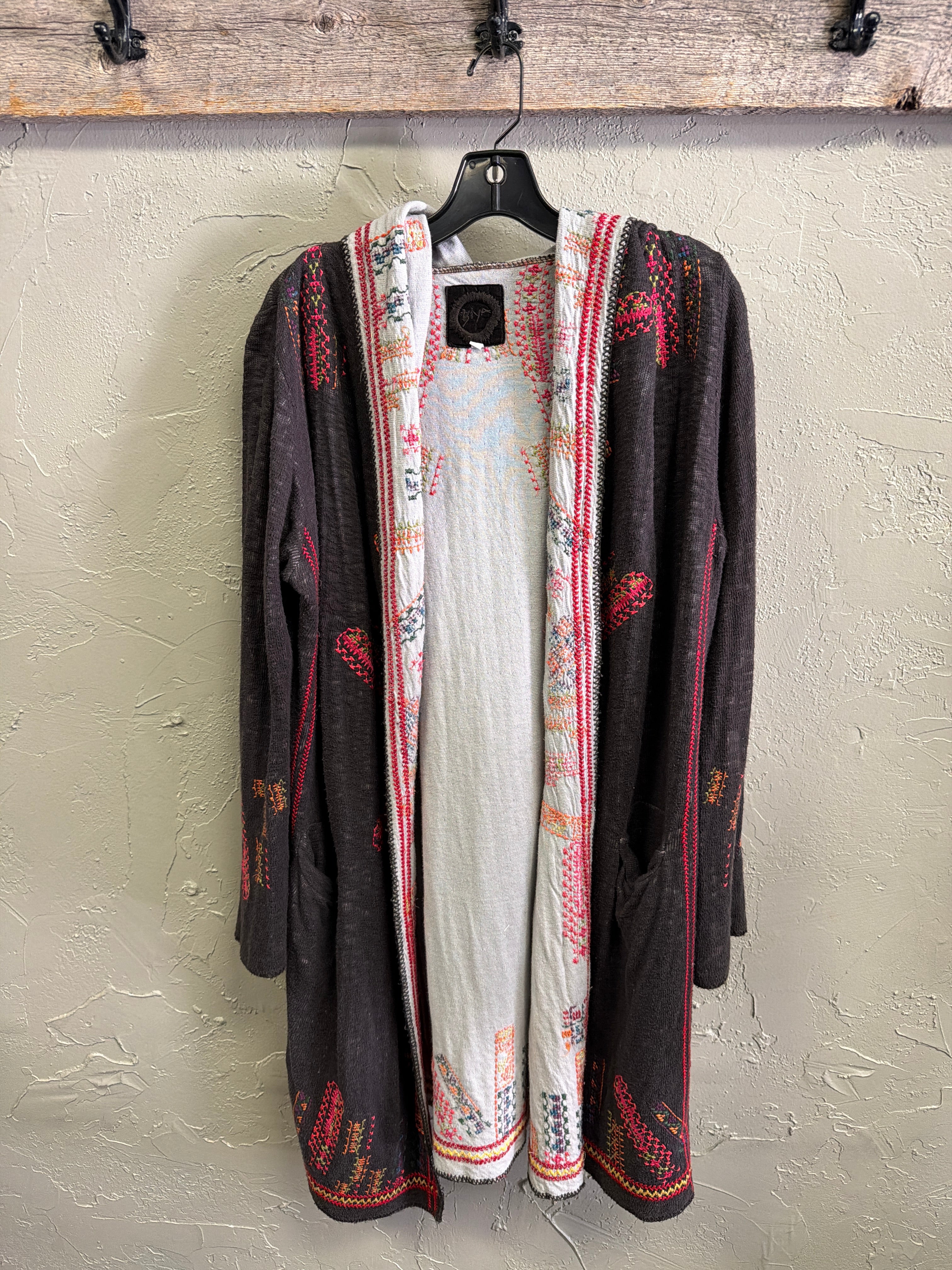 BIYA Embroidered Duster (org$440)