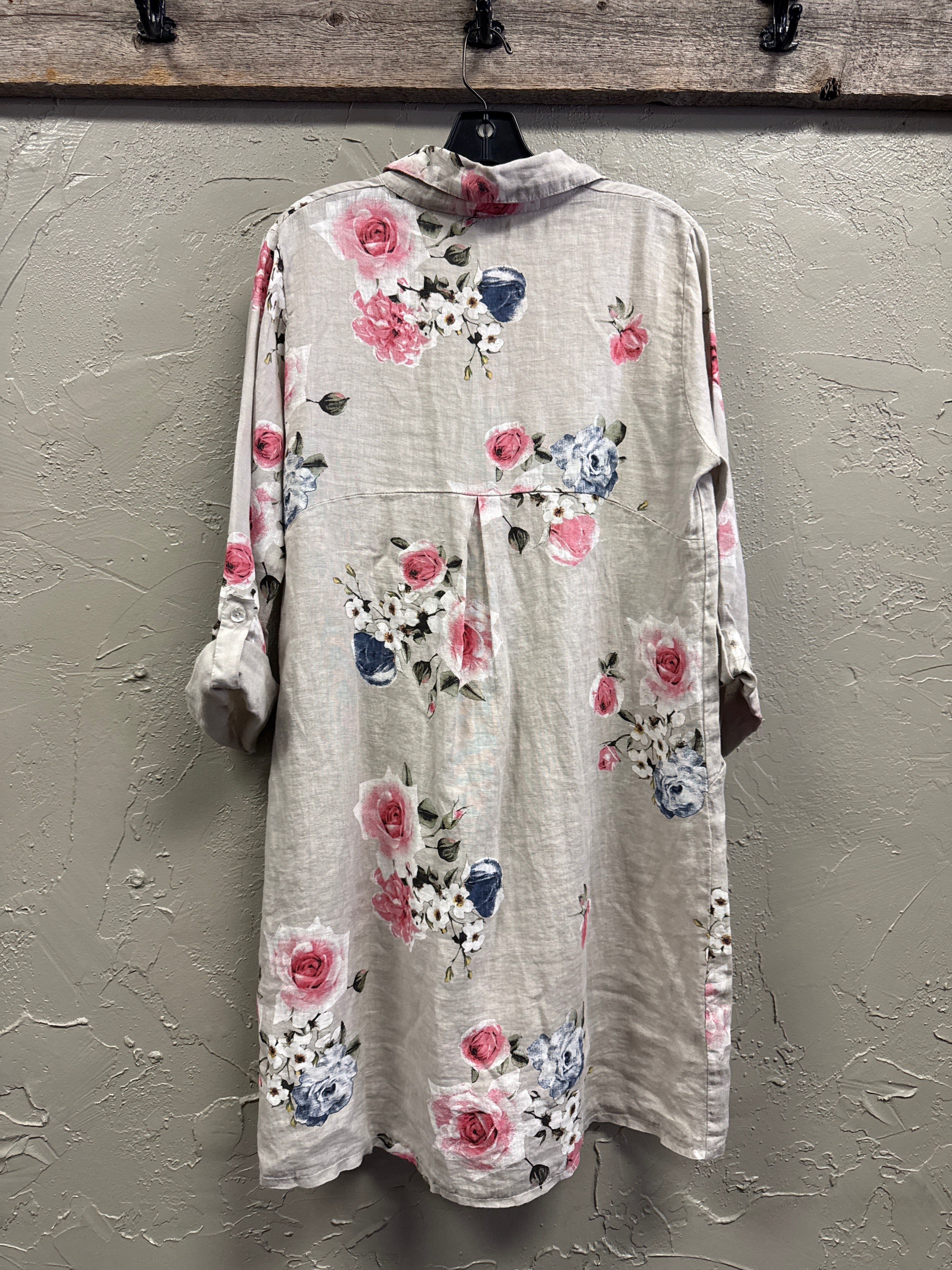 oSo Casuals Linen Sirt Dress (org$99)