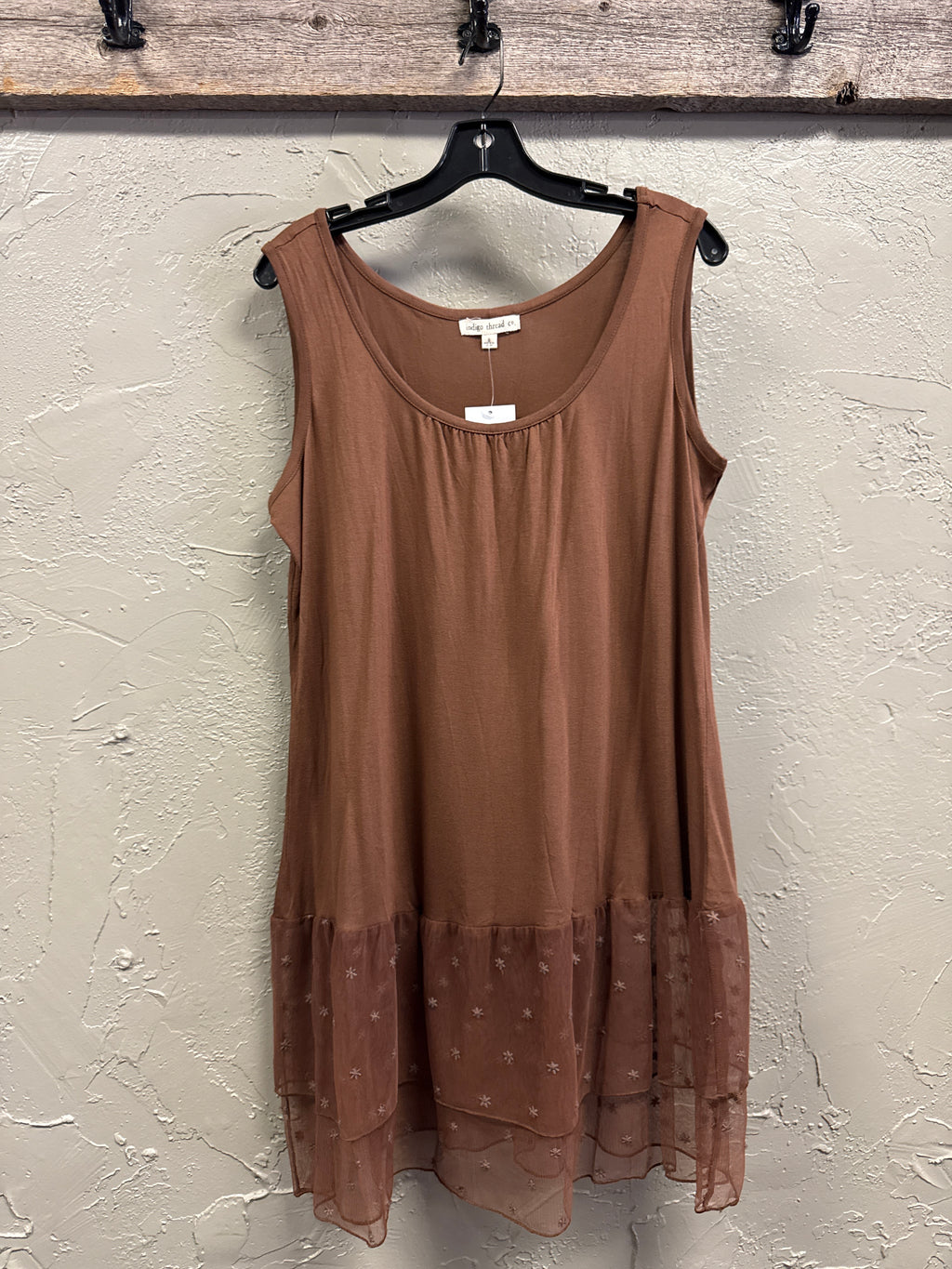 NWT Indigo Thread Scoop Neck Tank