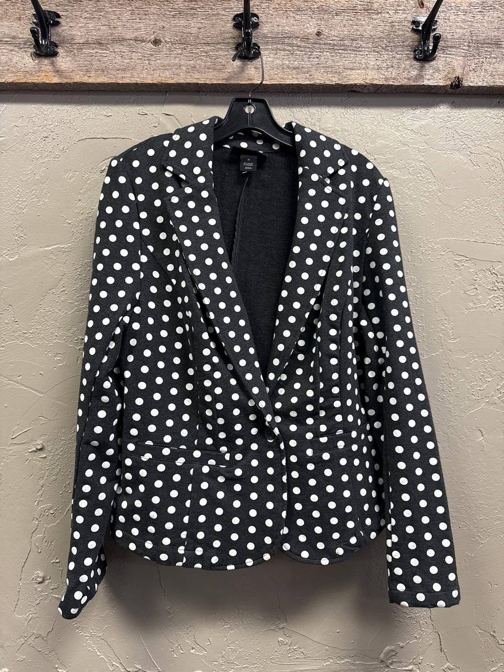 Lane Bryant Polka Dot Blazer (org$89)