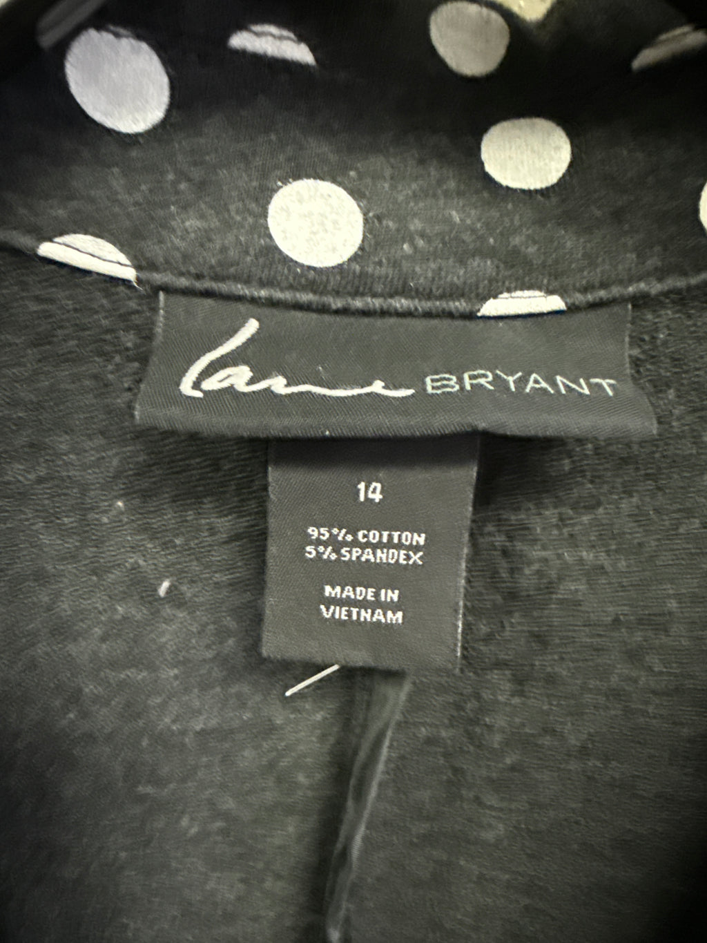 Lane Bryant Polka Dot Blazer (org$89)