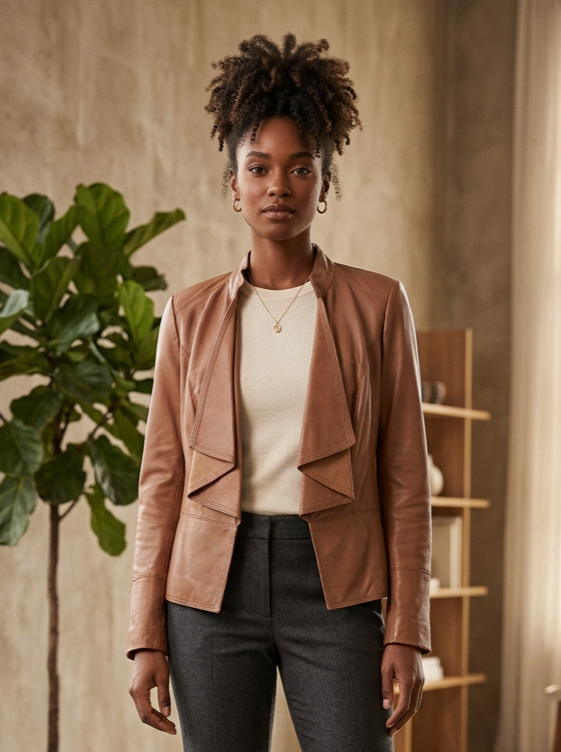 NWT WHBM Leather Jacket (org$450)