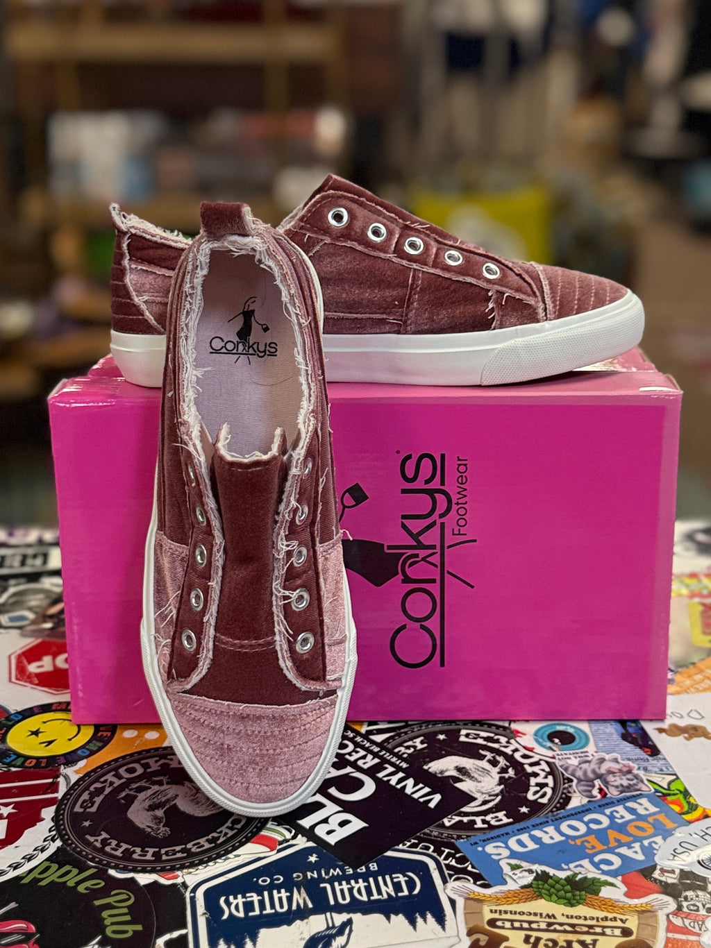 NIB Corkys Babalu Slip-On Sneakers (org$45)