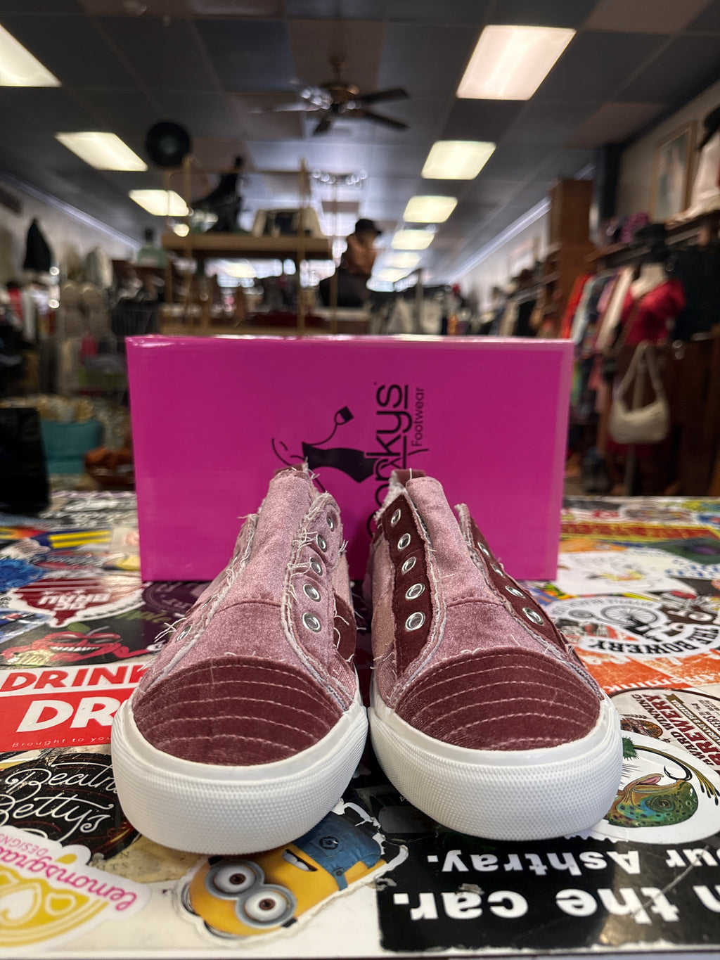 NIB Corkys Babalu Slip-On Sneakers (org$45)