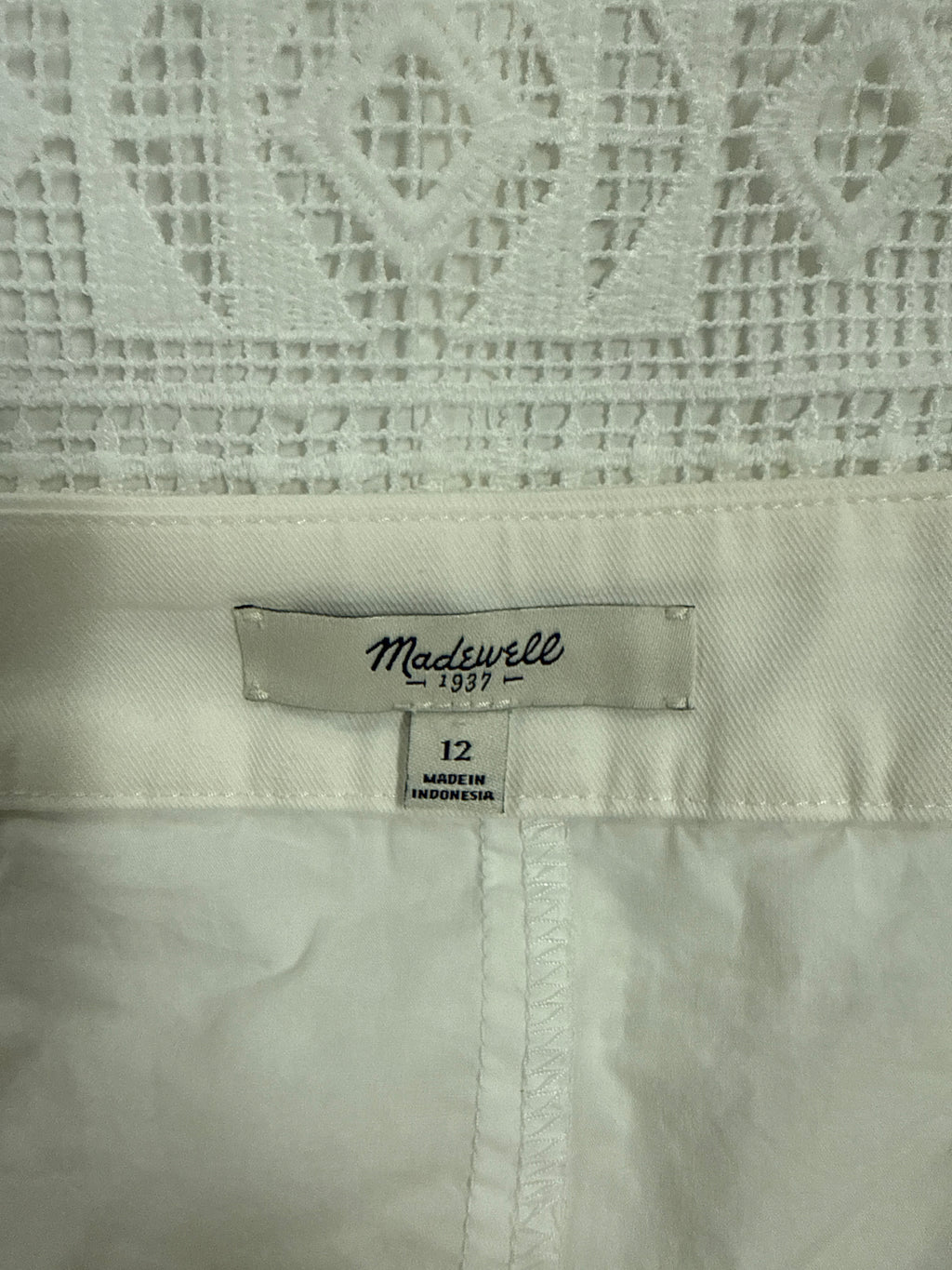 Madewell A-Line Lace Skirt (org$98)