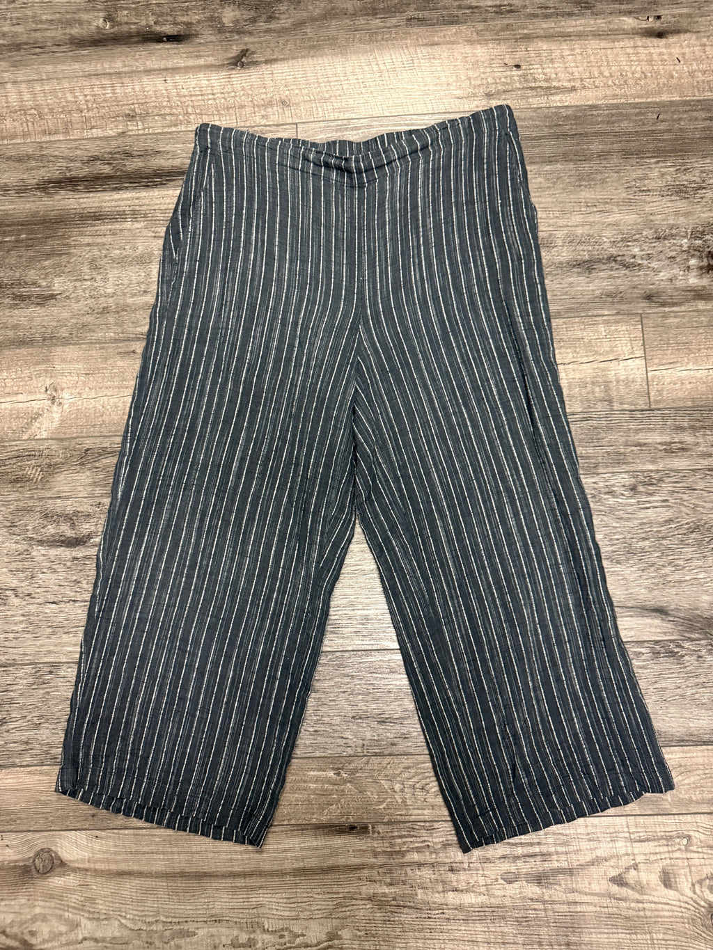 Eileen Fisher Puckered Linen Pant