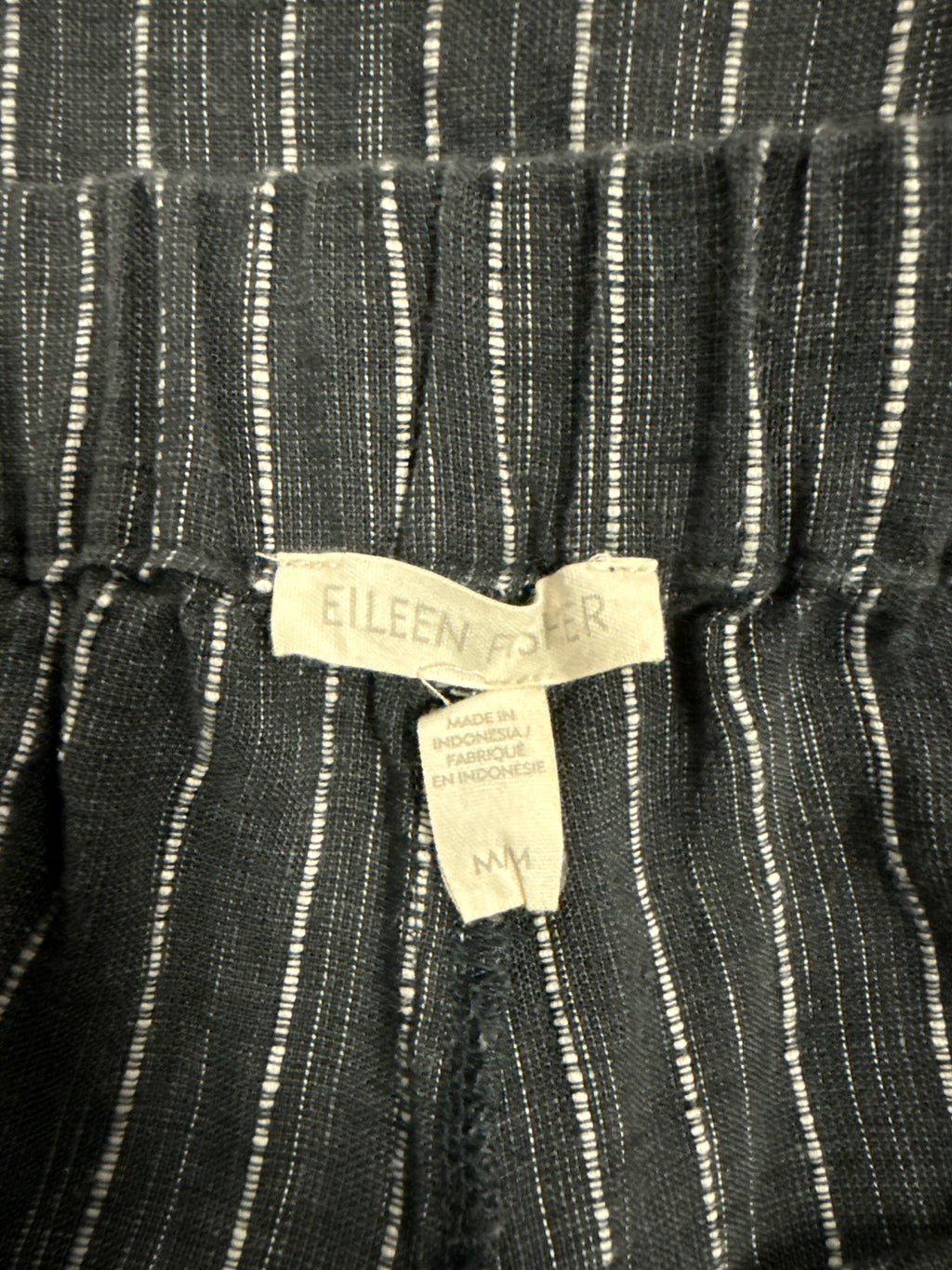 Eileen Fisher Puckered Linen Pant