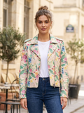 NWOT Colleen Lopez Floral Moto (org$111)