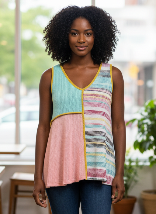 Sugarfox Pattern Block Top