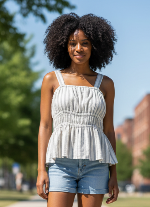 NWT Hem & Thread Cotton Top (org$55)